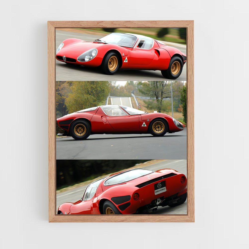 Poster Rédemption Écarlate – affiche Alfa Romeo (vue 4)